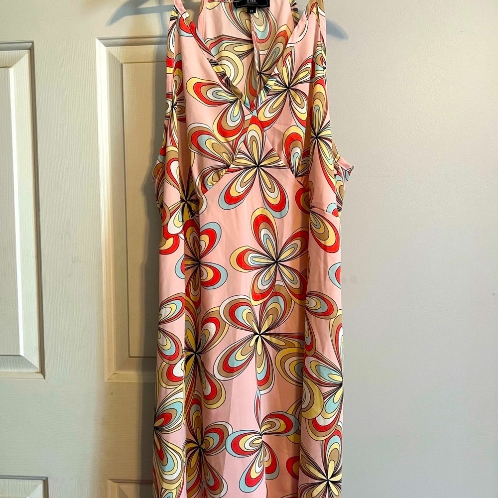 Vibe 2X Dress Summer Womens Plus